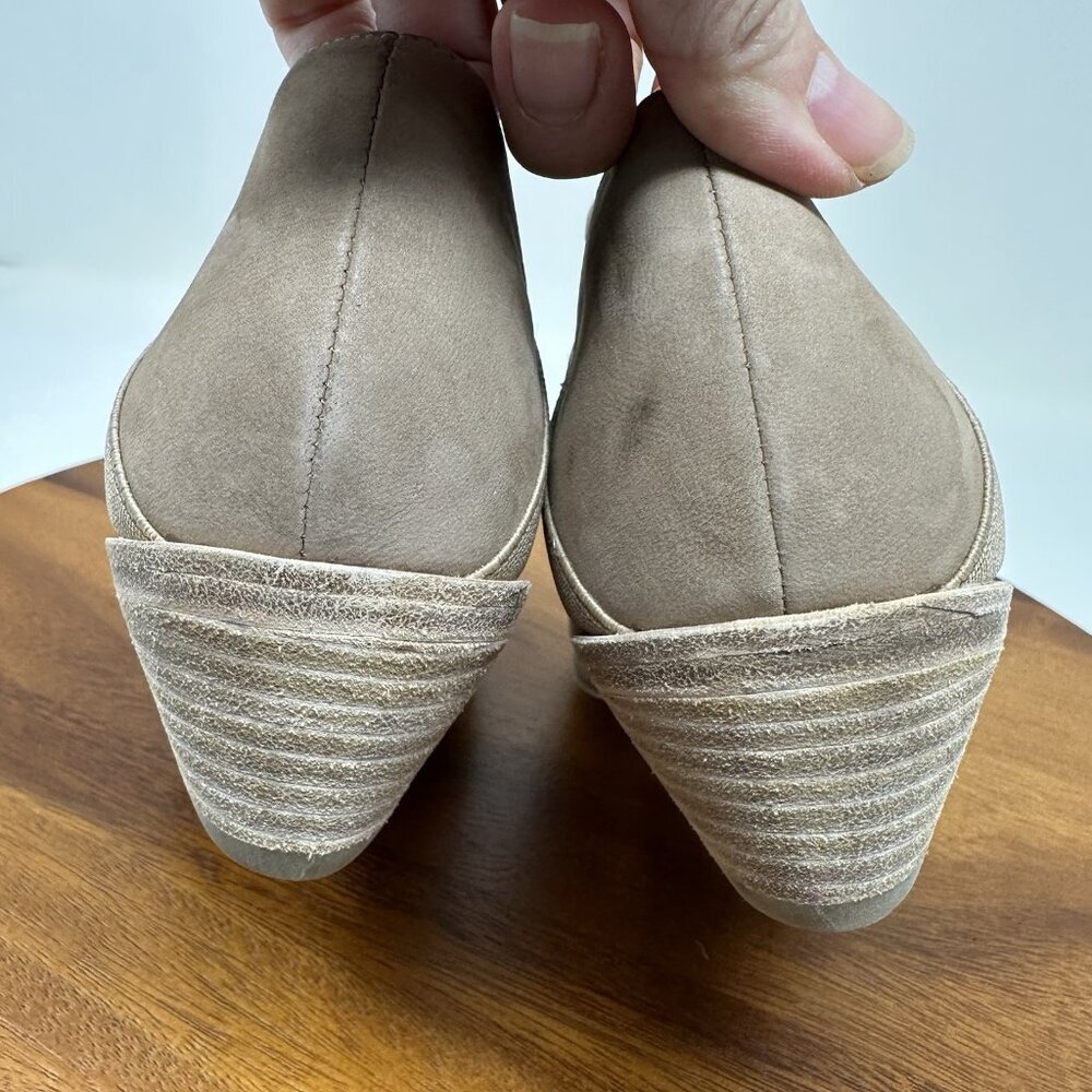 Eileen Fisher Shoes Perry Tumbled‎ Nubuck Size 7.5 Tan - Picture 15 of 15